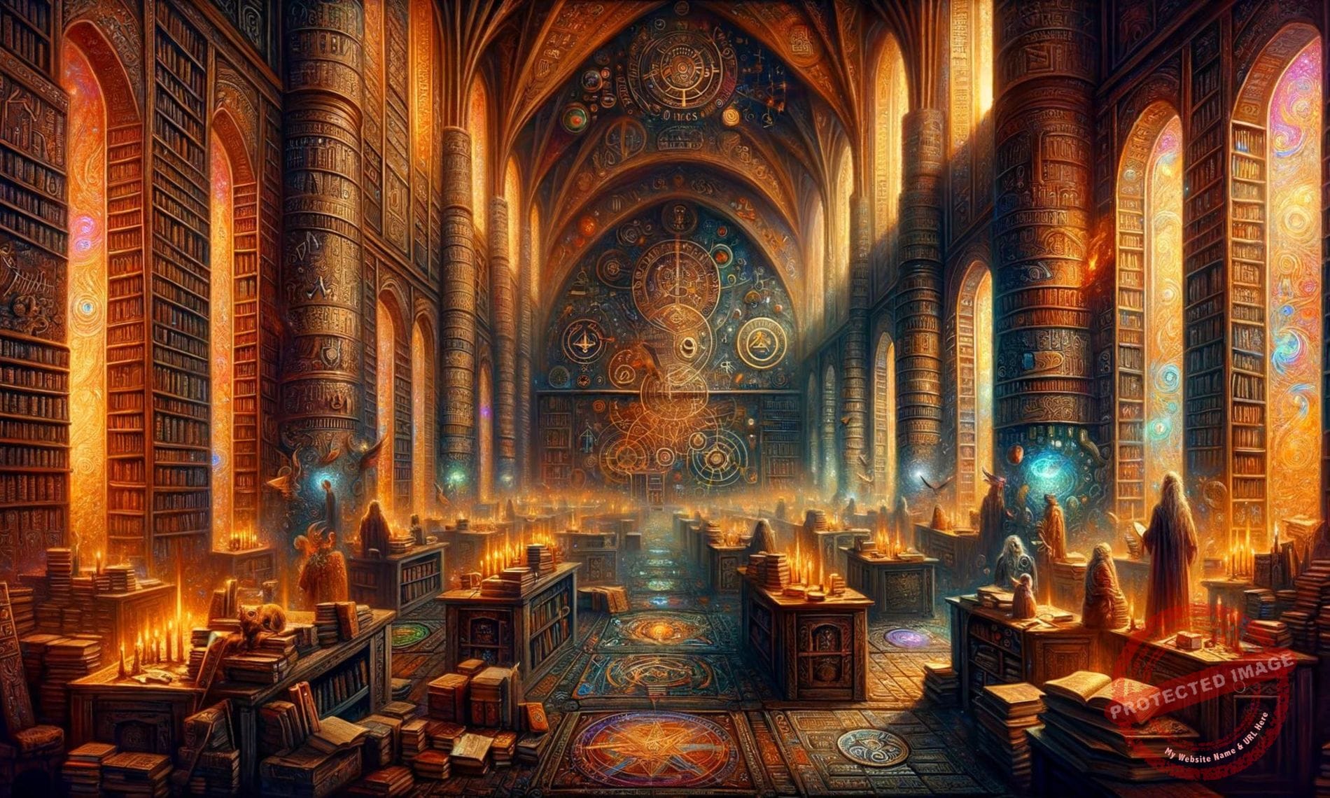 The Eternal Library 5000 x 3000 px The Eternal Library