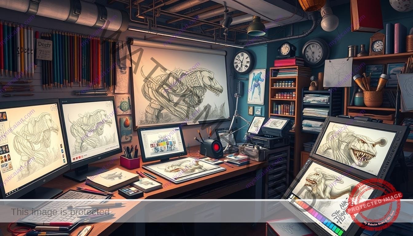 digital art rendering techniques