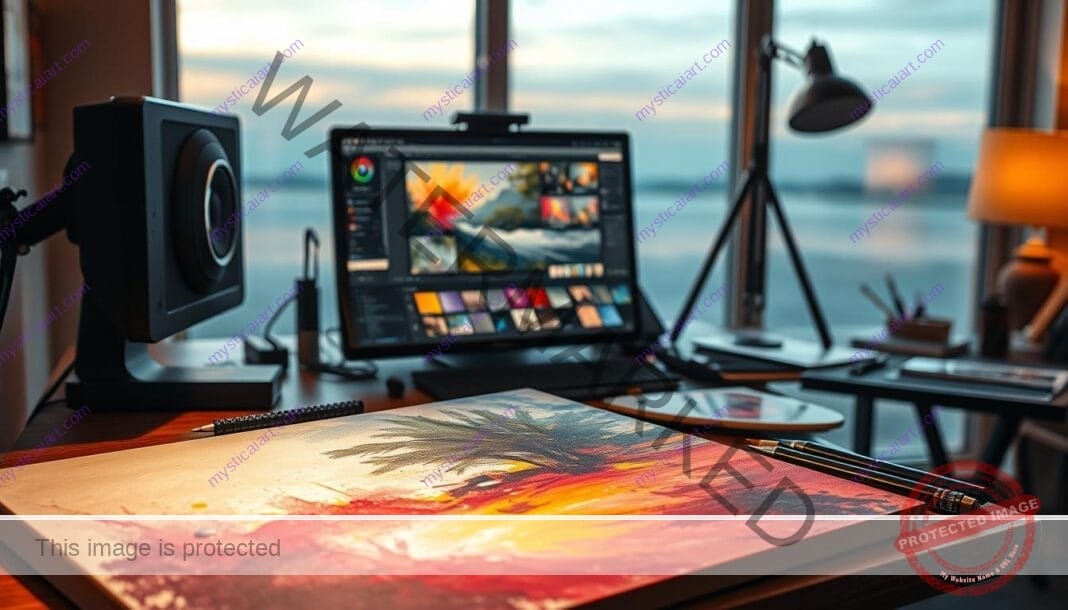 crafting digital art with ideal size
