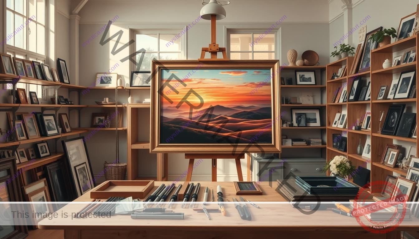 framing and displaying artwork