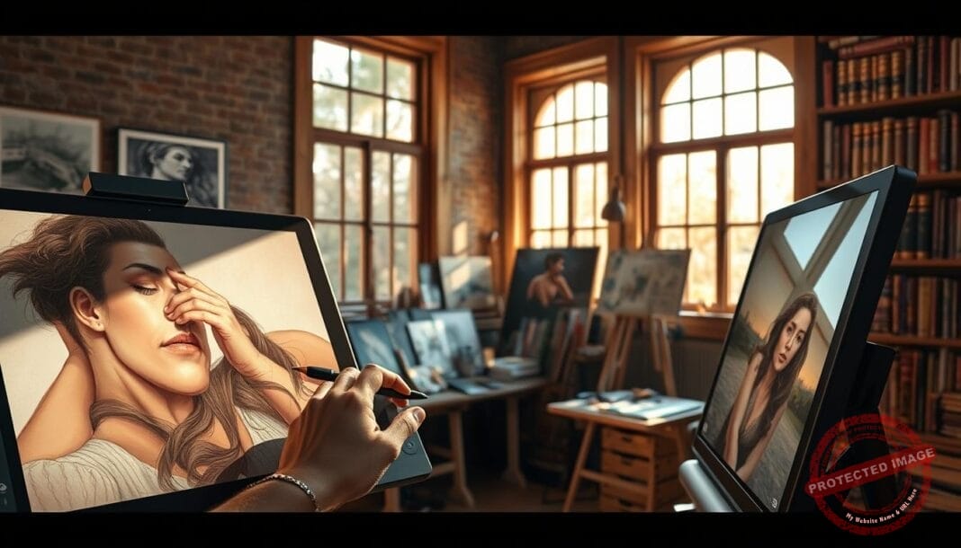 achieving realism in digital drawings
