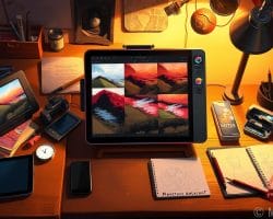 digital art rendering step by step